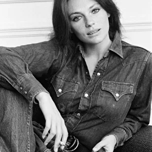 Jacqueline Bisset in her suite at The Connaught Hotel. 17th April 1970