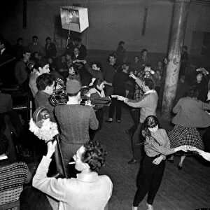 Jazz Club January 1955 1950s Dancing Music Dance Floor band youth nightclubs nightclub