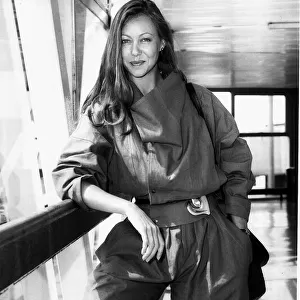 Jenny Agutter British actress at Los Angeles Airport August 1983 A©mirrorpix