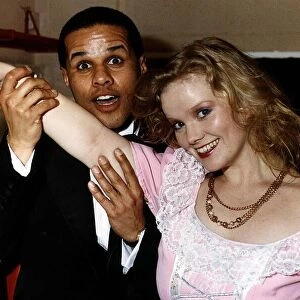 Jessica Muschamp Actress from Australia with Gary Wilmot who both star in Teething