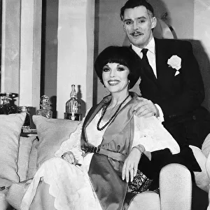 Joan Collins the actress acting in the play The Last Night of Mrs Cheyney at