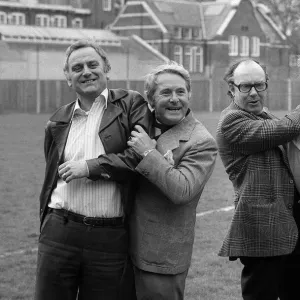 John Thaw and Dennis Waterman - April 1978 with Eric Morecambe and Ernie Wise