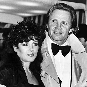 Jon Voight actor with girlfriend Stacey Pickren - March 1983 Dbase MSI
