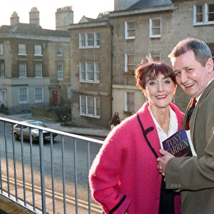 June Brown and Tony Warren at the Theatre Royal, Bath. 7th January 1994