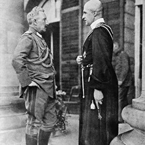 Kaiser Wilhelm II gives audience to the Hetman of the Ukraine, General Storopadski