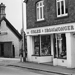 Kenilworth Hardware shop "Coles Ironmonger". 12th August 1969