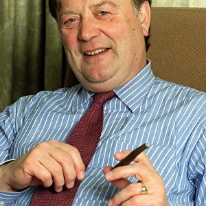 Kenneth Clarke conservative MP pictured at his Parliamentary office December 1998