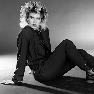 Kim Wilde pop singer September 1986
