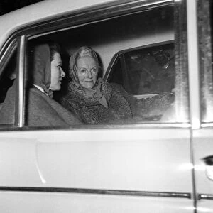Lady Churchill with daughter Mary. 21st January 1965