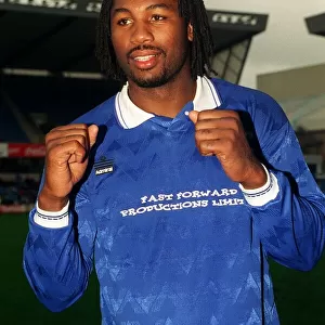 Lennox Lewis Boxer November 1996. World Heavyweight champion playng in a charity