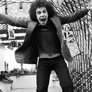 Leo Sayer at a press reception at Wedgies nightclub in the Kings Road, London
