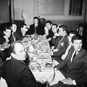 Liverpool Football Team at the Windsor Hotel, Bayswater, London