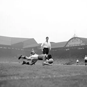 Liverpool v Stoke City league match at Anfield, 15th September 1956
