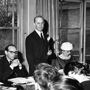 Lord Astor at a Conference of British Organisations for aid to Refugees