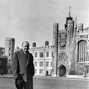 Lord Butler (formerly Mr. R. A. Butler) former Deputy prime Minister visited Cambridge