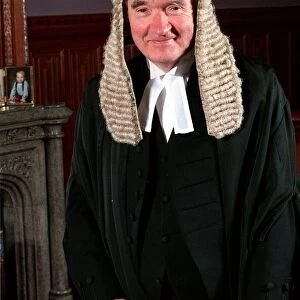 LORD MACKAY, THE LORD CHANCELLOR, WEARING WIG IN CHAMBERS 11 / 12 / 1992