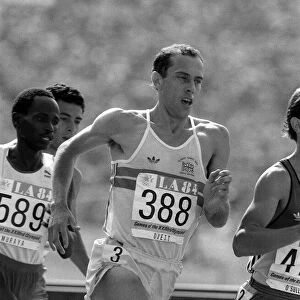 Los Angeles Olympic Games August1984 Steve Ovett Sport Athletics Action 1500 meters