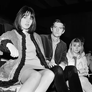 Lucy Fleming, Tom Courtenay and Helen Mirren attend an informal press conference for