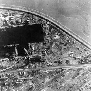 The main ammunition depot at Mariensiel after the RAF bombing raid of 11-12 February 1943