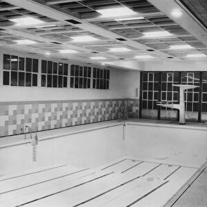The main swimming pool at the new Montague Swimming Baths in Newcastle 27th May 1964