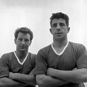 Manchester United Players-Dawson and Pearson March 1958
