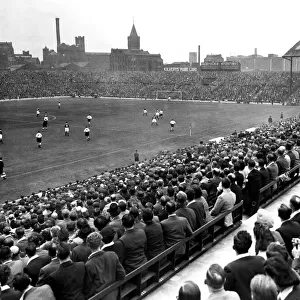 Manchester United v Bolton. Manchester United return to Old Trafford August 1949