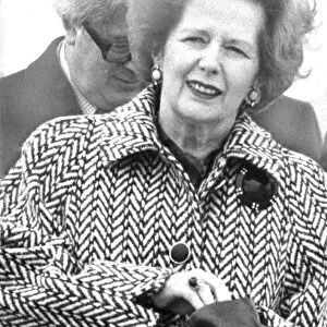 Margaret Thatcher with Geoffrey Howe - March 1987