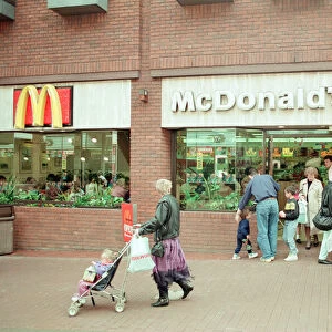 McDonalds Restaurant, Tamworth, 11th April 1991