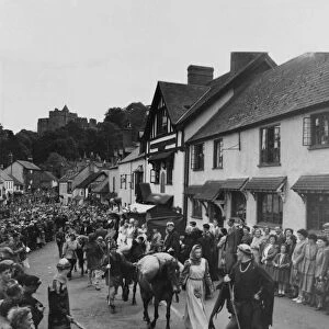 Medieval Fair at Dunster, Somerset. 14 / 6 / 1951 Photographer Lewis