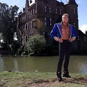 Michael Flatley dancer September 1999 is pictured outside the Satzvey Castle in