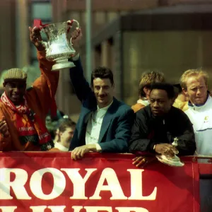 Michael Thomas, who scored the opening goal of the 1992 FA Cup Final which saw Liverpool