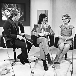 Mick Jagger and Mary Whitehouse seen here with David Frost on his TV show Frost