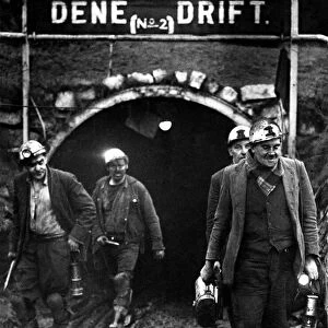 Miners who took part in the BBC2 serial "germinal"