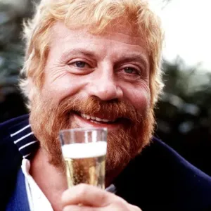 Oliver Reed Champagne Print 1986 Oliver Reed Champagne Print 1986
