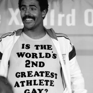 Los Angeles 1984 Olympic Games Decathlon Athlete Print Los Angeles 1984 Olympic Games Decathlon Athlete Print