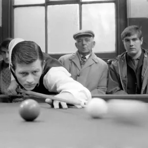Alex Higgins Print - November 1969 Table Scene Alex Higgins Print - November 1969 Table Scene