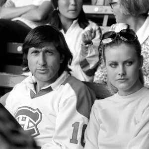 Wimbledon 80 Print: Nastase with Miss UK Carolyn Seaward Wimbledon 80 Print: Nastase with Miss UK Carolyn Seaward