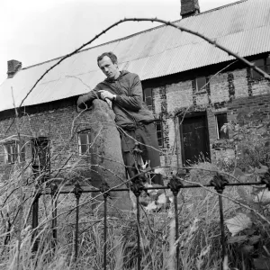 Alan Garner in Toad Hall Garden, 1967 Print Alan Garner in Toad Hall Garden, 1967 Print