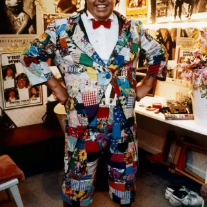 Roy Chubby Brown Colourful Suit Print July 1993 Roy Chubby Brown Colourful Suit Print July 1993