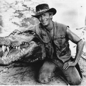 Paul Hogan as Crocodile Dundee Print December 1986 Paul Hogan as Crocodile Dundee Print December 1986