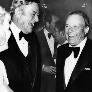 Frank Sinatra with John Wayne Print (00148) Frank Sinatra with John Wayne Print (00148)