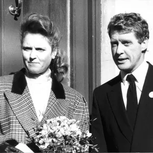 Michael Crawford with Duchess of York Print, Barts Hospital 1987 Michael Crawford with Duchess of York Print, Barts Hospital 1987