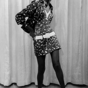 Mini Skirt Fashion Print, October 1966 Mini Skirt Fashion Print, October 1966