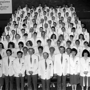 Commonwealth Games 1990 Welsh Team Print - Auckland Bound Commonwealth Games 1990 Welsh Team Print - Auckland Bound