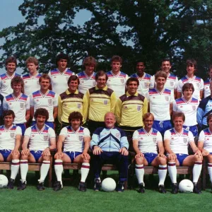 1982 England World Cup Squad Group Print 1982 England World Cup Squad Group Print