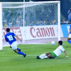 1990 World Cup Quarter Final Italy v Republic of Ireland Print 1990 World Cup Quarter Final Italy v Republic of Ireland Print