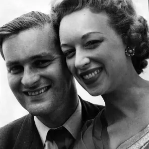 June Whitfield and Timothy Aitchison Print, 9th August 1955 June Whitfield and Timothy Aitchison Print, 9th August 1955