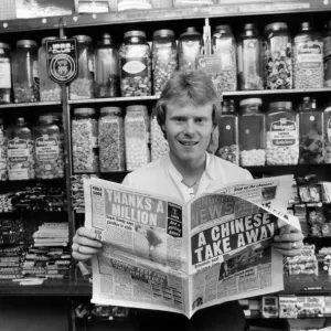 Rangers FC New Signing Dave MacKinnon Print circa June 1982 Rangers FC New Signing Dave MacKinnon Print circa June 1982