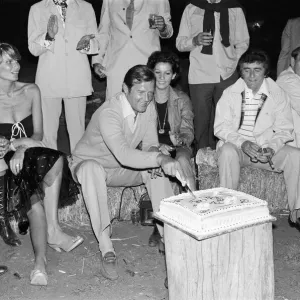 Roger Moores 50th Birthday Party in the bush near Tshipise, South Africa Roger Moores 50th Birthday Party in the bush near Tshipise, South Africa