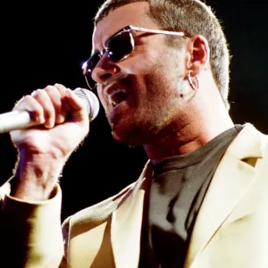 George Michael at Wembley Arena Print - 22nd March 1981 George Michael at Wembley Arena Print - 22nd March 1981